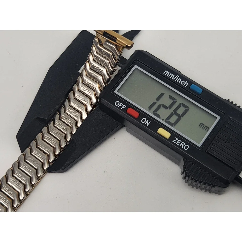 Vintage Speidel 12.8 mm Goldtone Wristwatch Expansion Bracelet - for 19mm